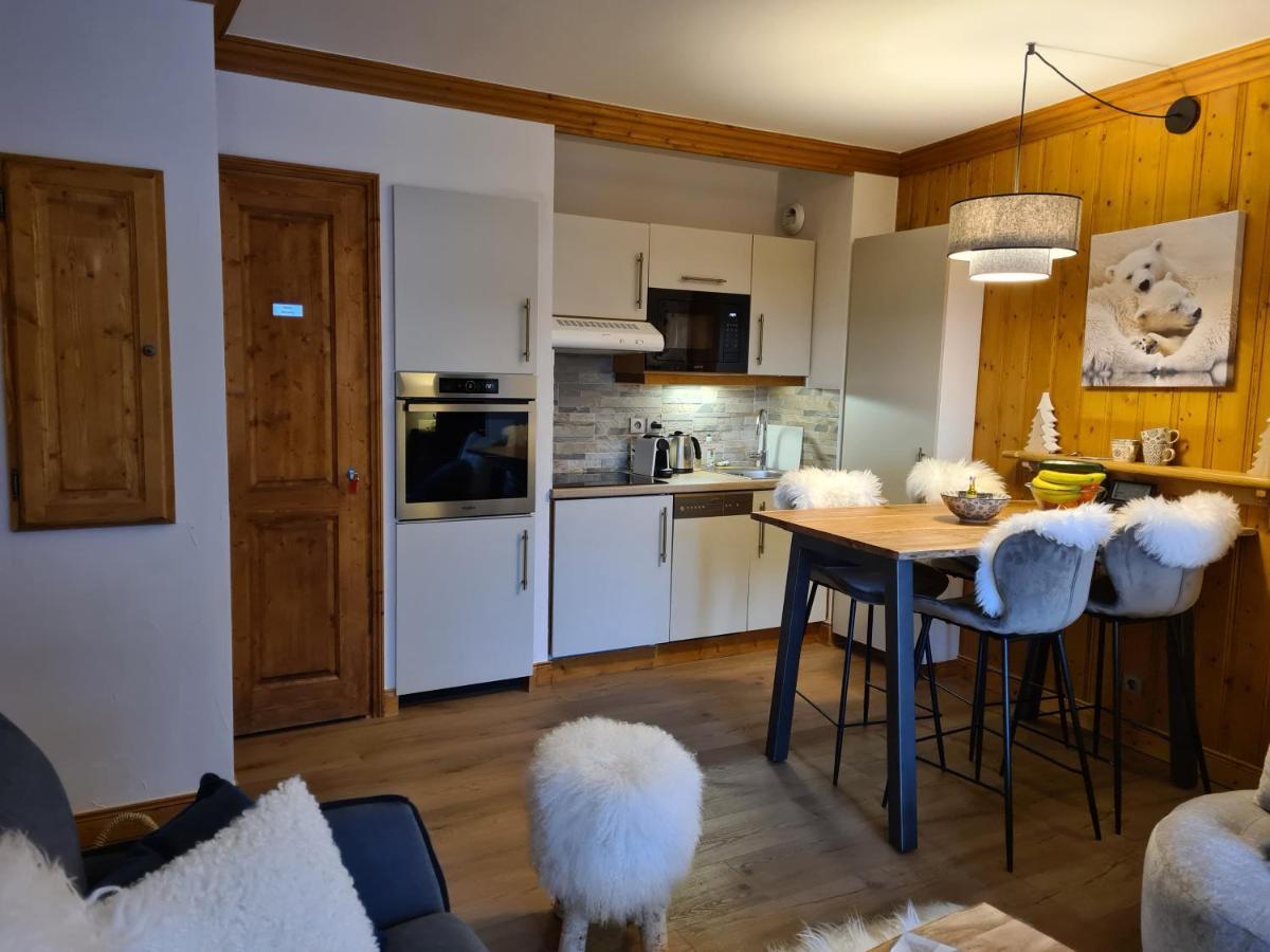 Arc 1950 Appartement De Standing Refuge Du Montagnard, Vue Incroyable Sur Le Montblanc, Skis Aux Pieds Acces Spa Et Piscine Les Arcs  Eksteriør bilde
