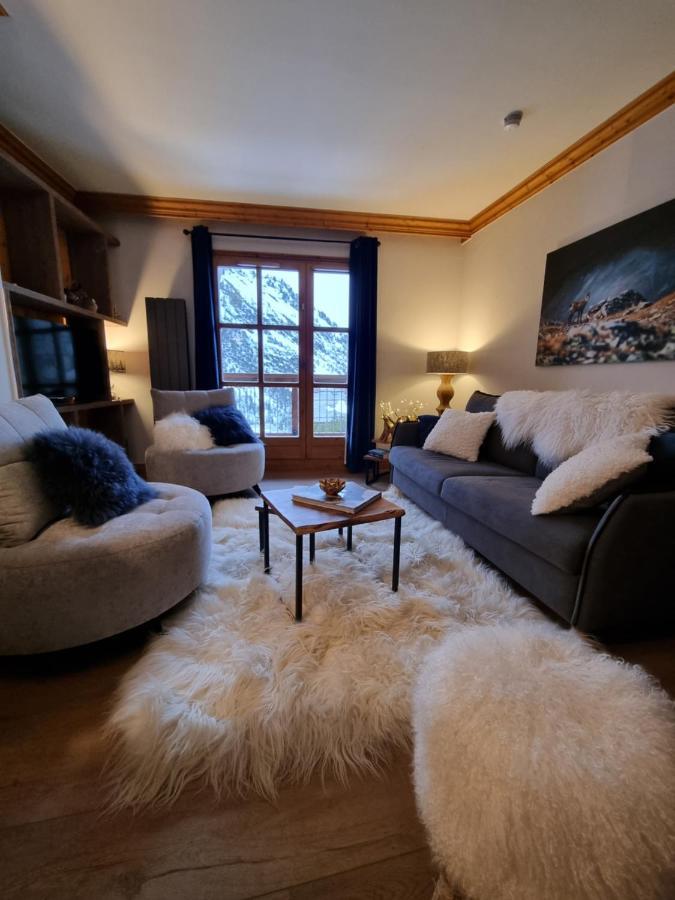 Arc 1950 Appartement De Standing Refuge Du Montagnard, Vue Incroyable Sur Le Montblanc, Skis Aux Pieds Acces Spa Et Piscine Les Arcs  Eksteriør bilde
