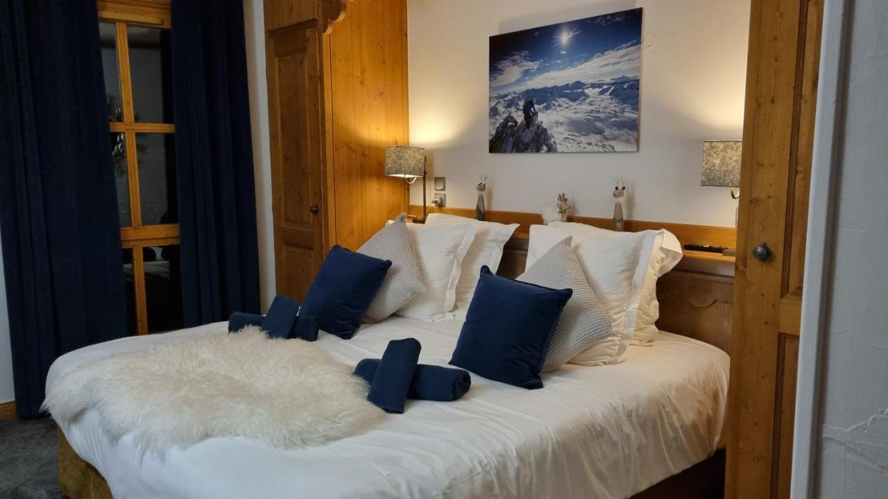 Arc 1950 Appartement De Standing Refuge Du Montagnard, Vue Incroyable Sur Le Montblanc, Skis Aux Pieds Acces Spa Et Piscine Les Arcs  Eksteriør bilde
