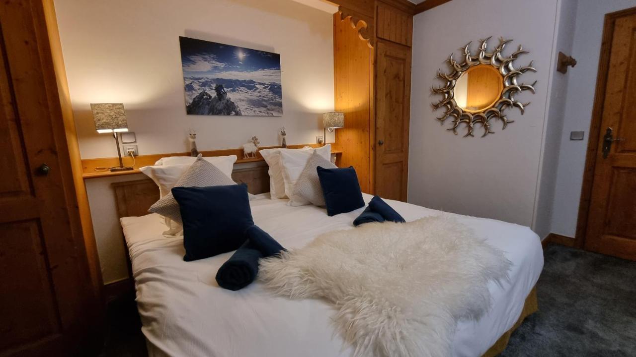 Arc 1950 Appartement De Standing Refuge Du Montagnard, Vue Incroyable Sur Le Montblanc, Skis Aux Pieds Acces Spa Et Piscine Les Arcs  Eksteriør bilde